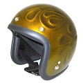 金色のジェットヘルメット